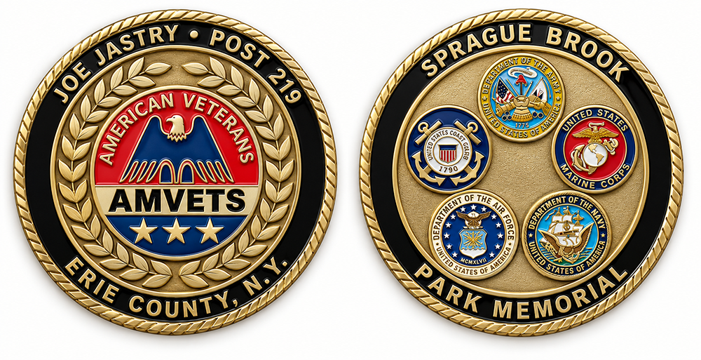 Commemorative Veterans Challenge Coin Set