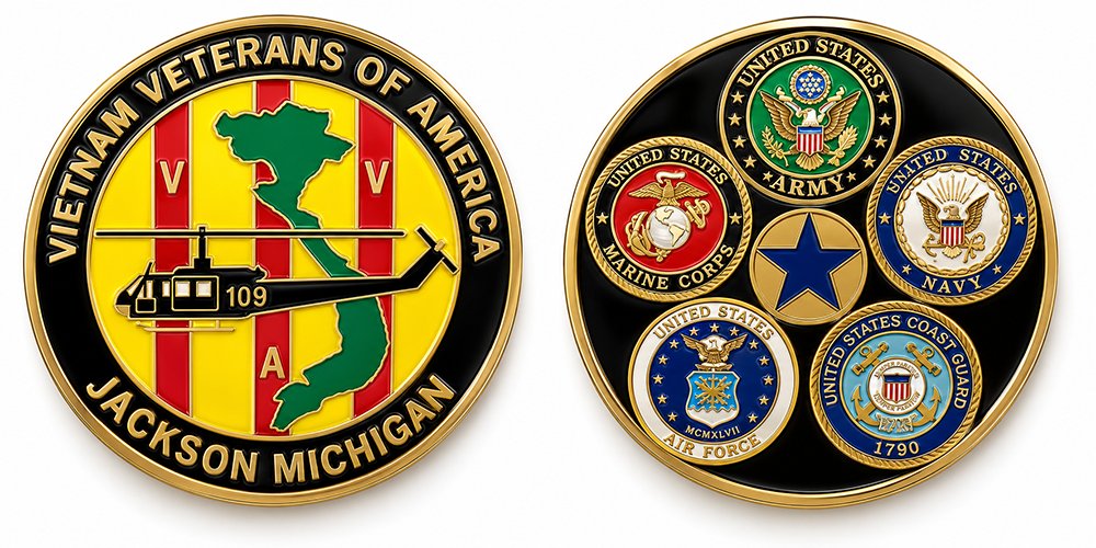 Vietnam Veterans Commemorative Challenge Coins